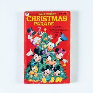 Walt Disney’s Christmas Parade 1977 – Golden Press, 224 Pages – Vintage Book